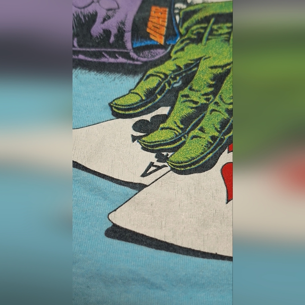Vintage 1989 Joker Batman DC Comics T Shirt Men's size XL - Picture 5 of 7